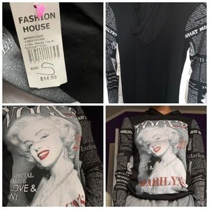 marilyn hoody top